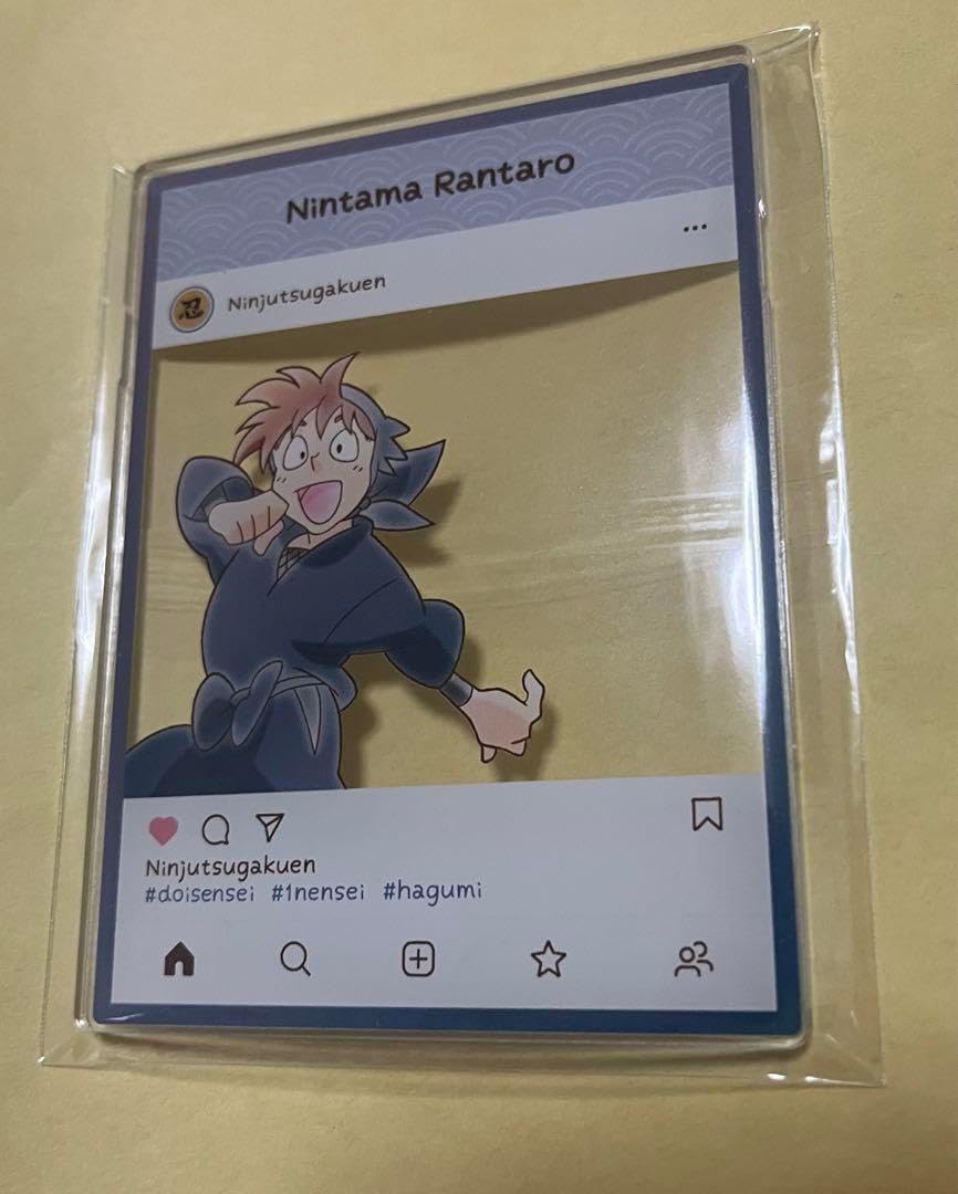 忍たま乱太郎 アクリル トレカプレート インスタ風 土井半助 レア 新品